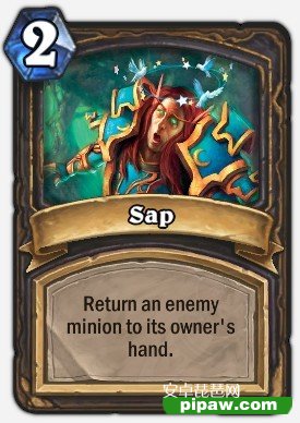 炉石传说每日一牌介绍：闷棍（Sap）
